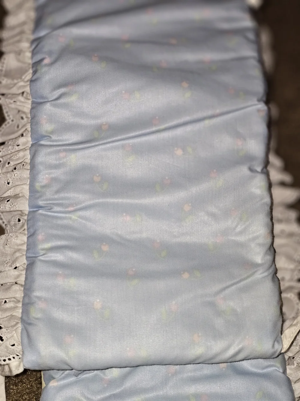 Judis Heirloom Collection Vintage Baby Comforter Pastel Colors Reversible Rare